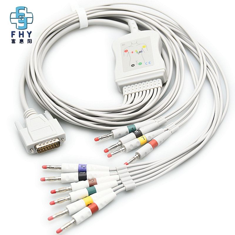 A EDAN SE-300/SE-601/SE-1201 Twelve-lead electrocardiograph lead wire