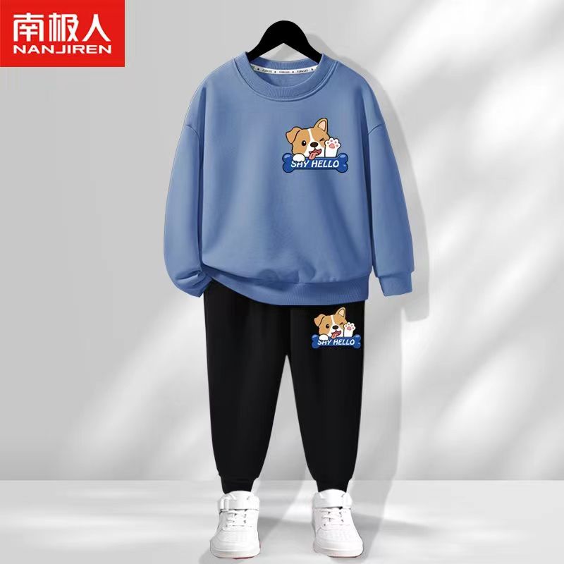 B3-M31   New Spring and Autumn Cotton Children's Sweater Thin  Two-piece Set - Mixbatch
