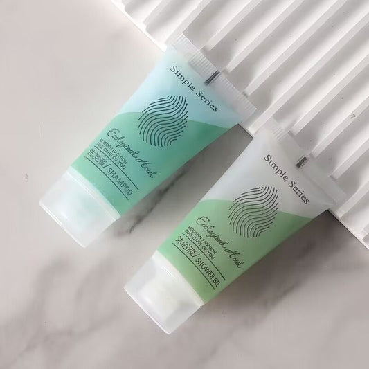 P Body wash, shampoo, toiletries