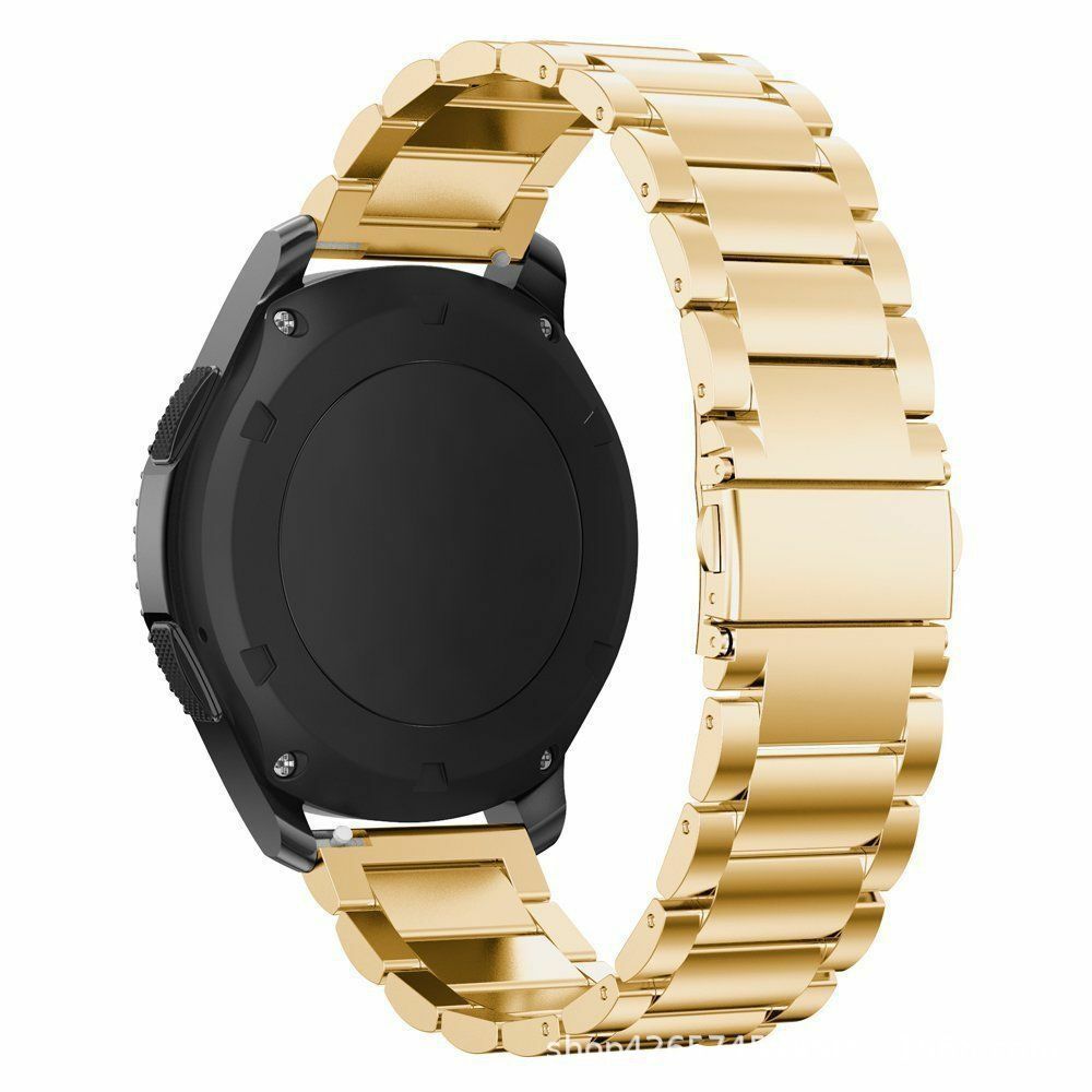 A Suitable for Samsung Galaxy Watch 3 stainless steel strap 20/22mm universal three-ball metal steel strap