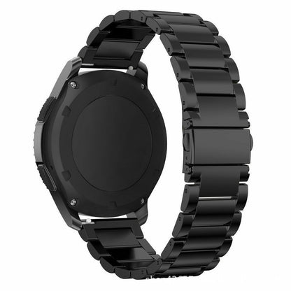 A Suitable for Samsung Galaxy Watch 3 stainless steel strap 20/22mm universal three-ball metal steel strap