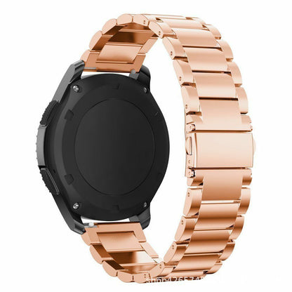 A Suitable for Samsung Galaxy Watch 3 stainless steel strap 20/22mm universal three-ball metal steel strap