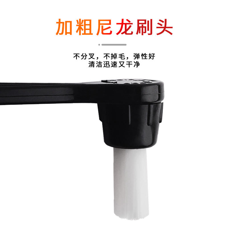 A Semi-automatic coffee machine cleaning brush, plastic brewing head brush, burner cleaning brush, special for anti-scalding coffee painting