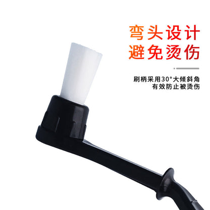 A Semi-automatic coffee machine cleaning brush, plastic brewing head brush, burner cleaning brush, special for anti-scalding coffee painting