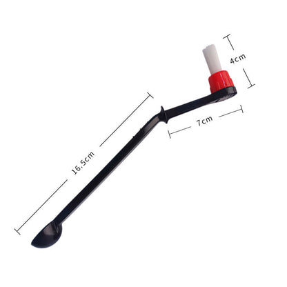 A Semi-automatic coffee machine cleaning brush, plastic brewing head brush, burner cleaning brush, special for anti-scalding coffee painting