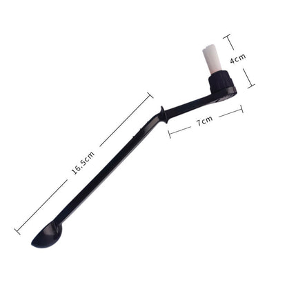 A Semi-automatic coffee machine cleaning brush, plastic brewing head brush, burner cleaning brush, special for anti-scalding coffee painting