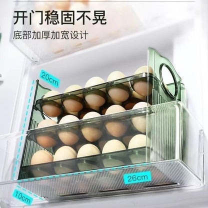P egg storage and finishing