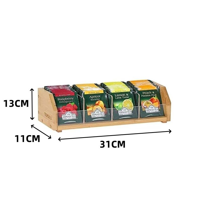 P Wooden tea bag storage box Finishing box