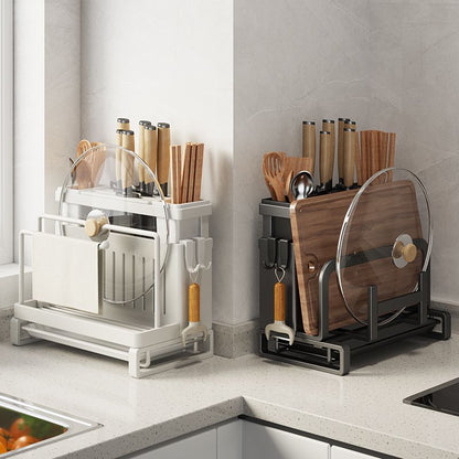 P Tool holder Shelf Multifunctional Kitchen Countertop Storage Rack