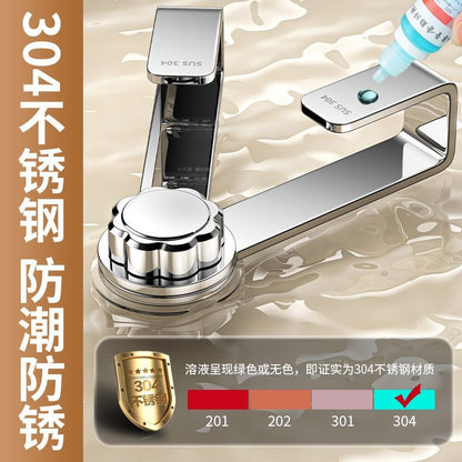 P 304 stainless steel rotating wall-mounted storage