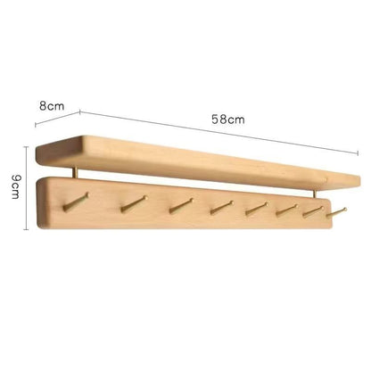 P black walnut hat rack
