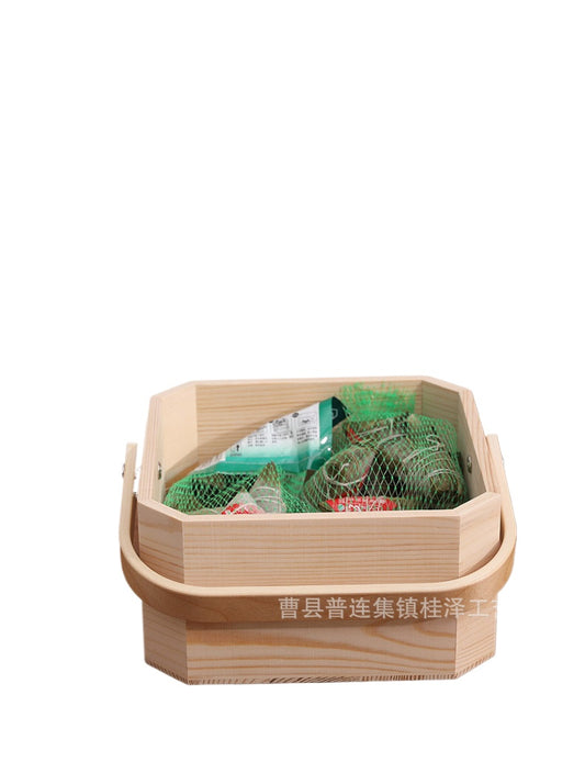 A  gift wooden box birthday party packaging