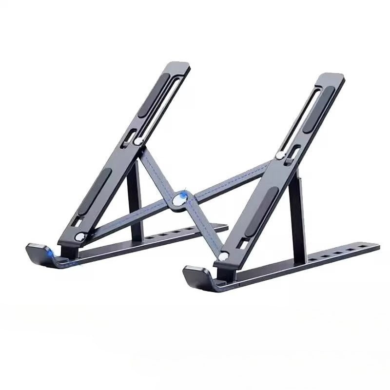 A Laptop Aluminum Alloy Bracket Folding Vertical Cooling Support Frame Desktop Lifting
