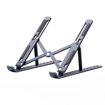 A Laptop Aluminum Alloy Bracket Folding Vertical Cooling Support Frame Desktop Lifting
