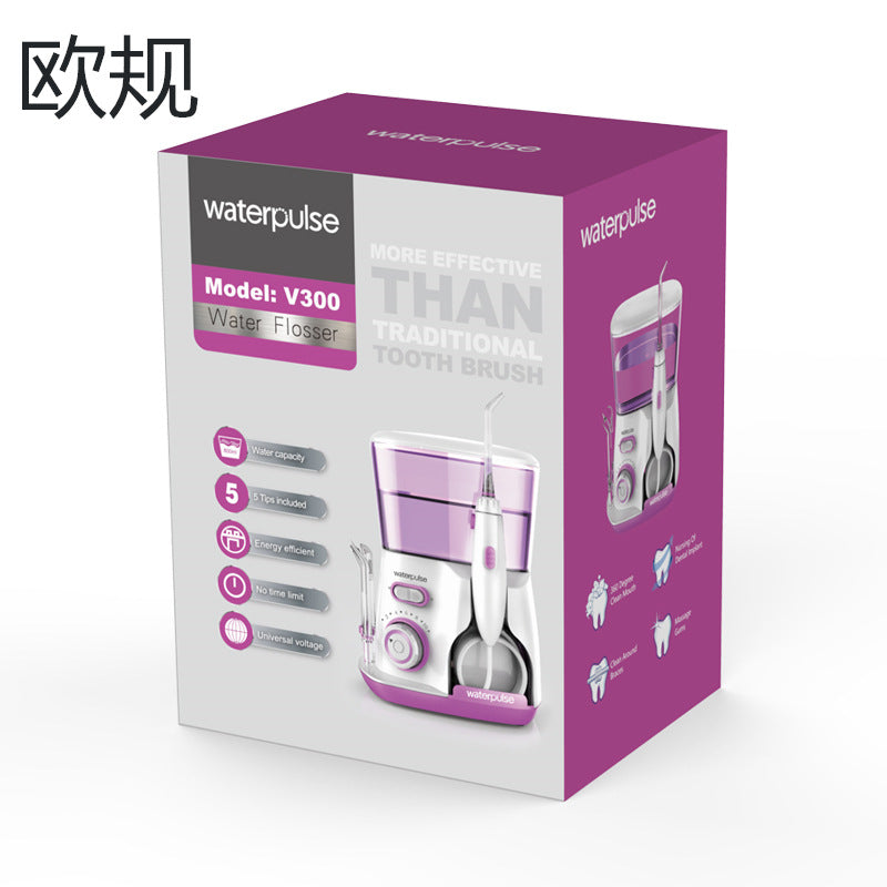 A Waterpulse Tooth Flusher Tooth Cleaner Household Electric Water Dental Floss Cleansing