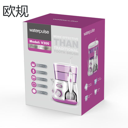 A Waterpulse Tooth Flusher Tooth Cleaner Household Electric Water Dental Floss Cleansing