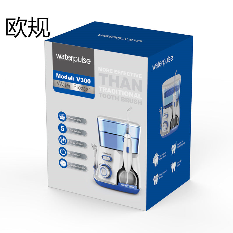 A Waterpulse Tooth Flusher Tooth Cleaner Household Electric Water Dental Floss Cleansing