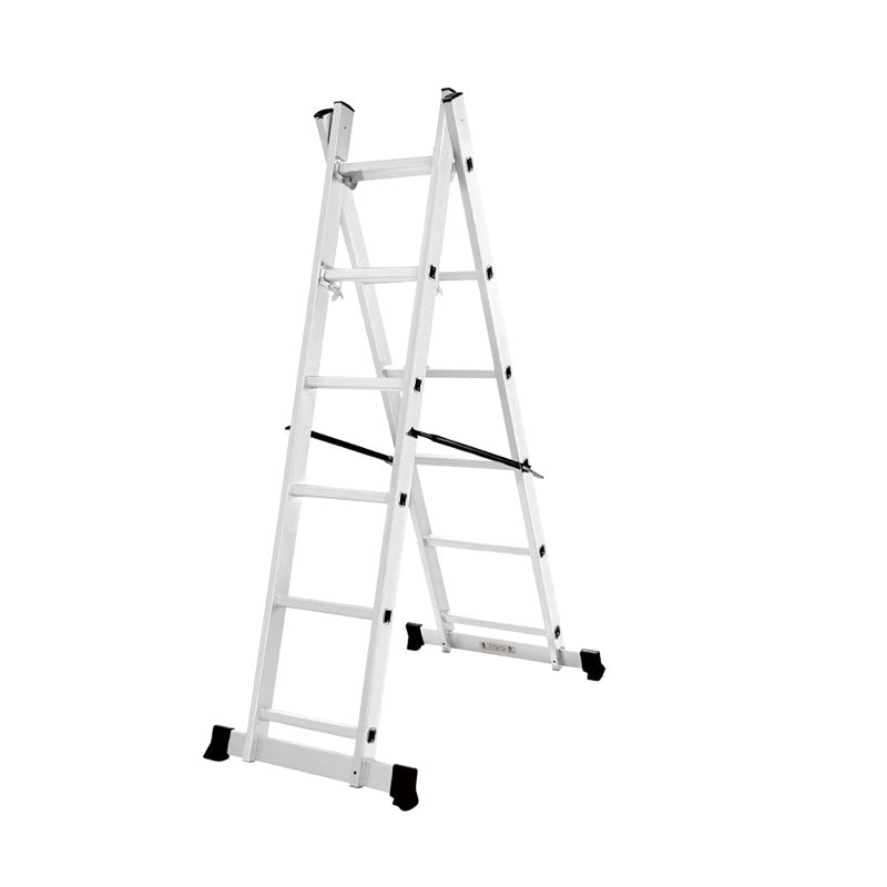 A indoor decoration thickened aluminum alloy scaffolding ladder engineering folding combination herringbone ladder scaffolding platform