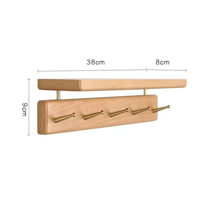P black walnut hat rack