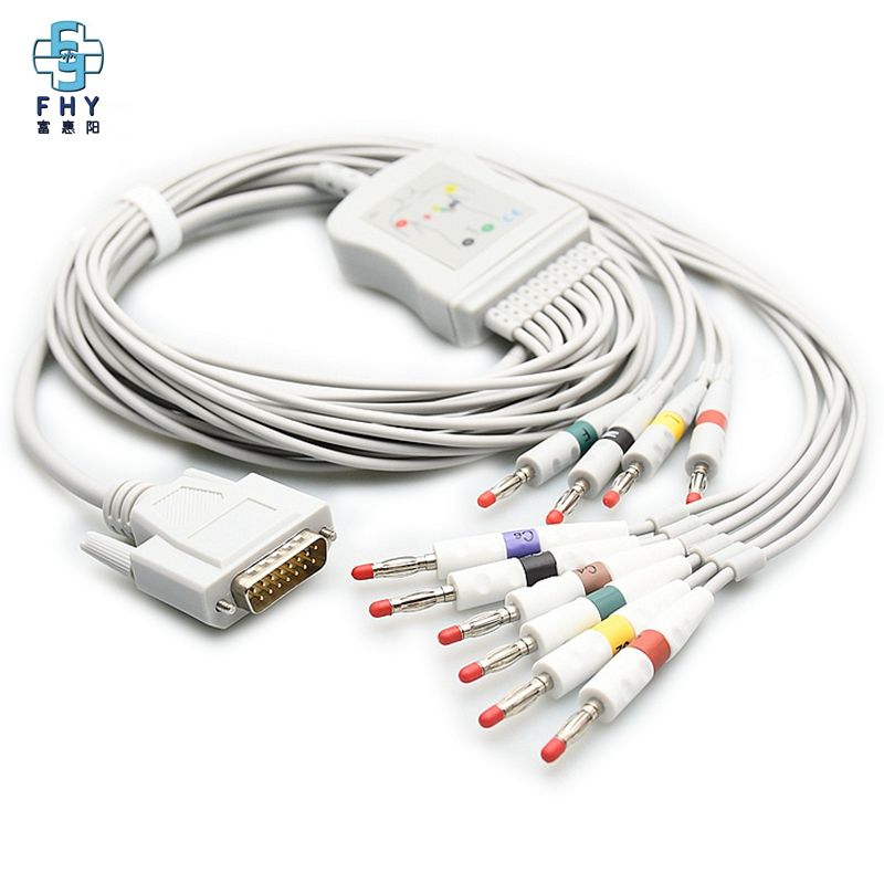 A EDAN SE-300/SE-601/SE-1201 Twelve-lead electrocardiograph lead wire