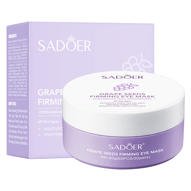 A Eye Mask Sticker Moisturizing and Hydrating Gentle Soft and Soothing Reduces Eye Circles Eye Chinese