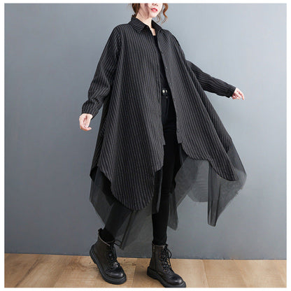 A long shirt jacket