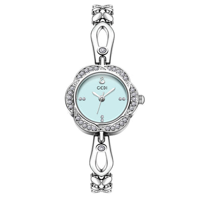 A Watch Women's Light Luxury Niche Simple Temperament Bracelet Women's Flower Dial High-end Ladies