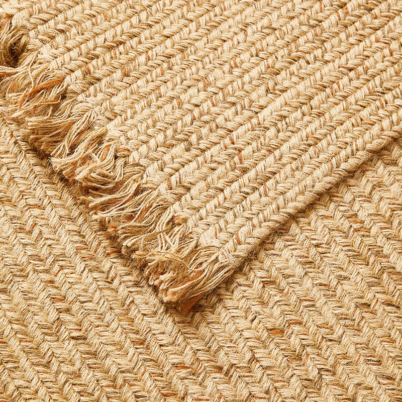 A Jute woven carpet floor mat