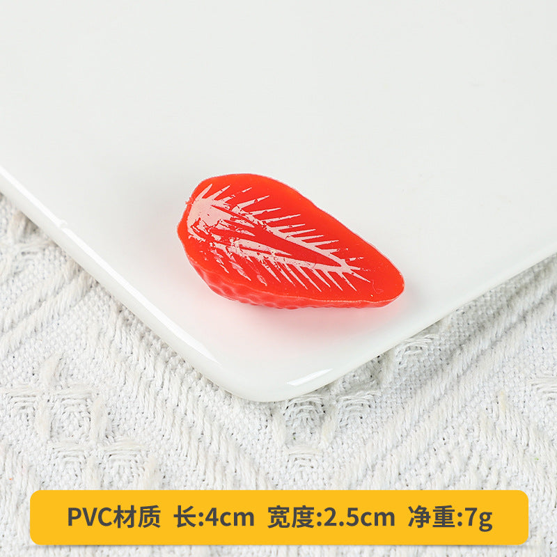 A Fake fruit slice Lemon slice Watermelon slice Fake cherry decoration photo Fruit props High imitation fruit slice model