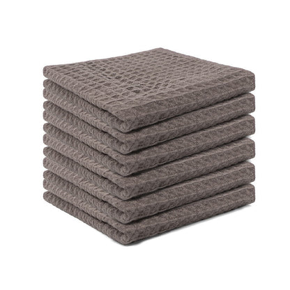 A Waffle rag coffee milk tea shop bar special cleaning towel thickened not easy to lose hair quick drying cleaning towel