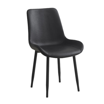 A Leather Dining Chair Home Hotel Reception Chair Leisure Chair Durable Dining Chair