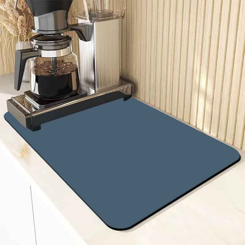A Solid color kitchen drain pad New diatom mud desktop pool Wear-resistant suction pad Anti-scalding heat insulation pad