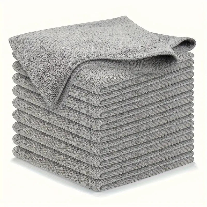 A Absorbent microfiber rag Kitchen dishcloth Home cleaning scouring cloth Car cleaning rag