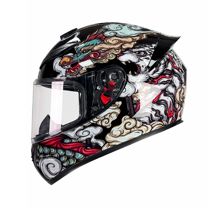 A locomotive helmet