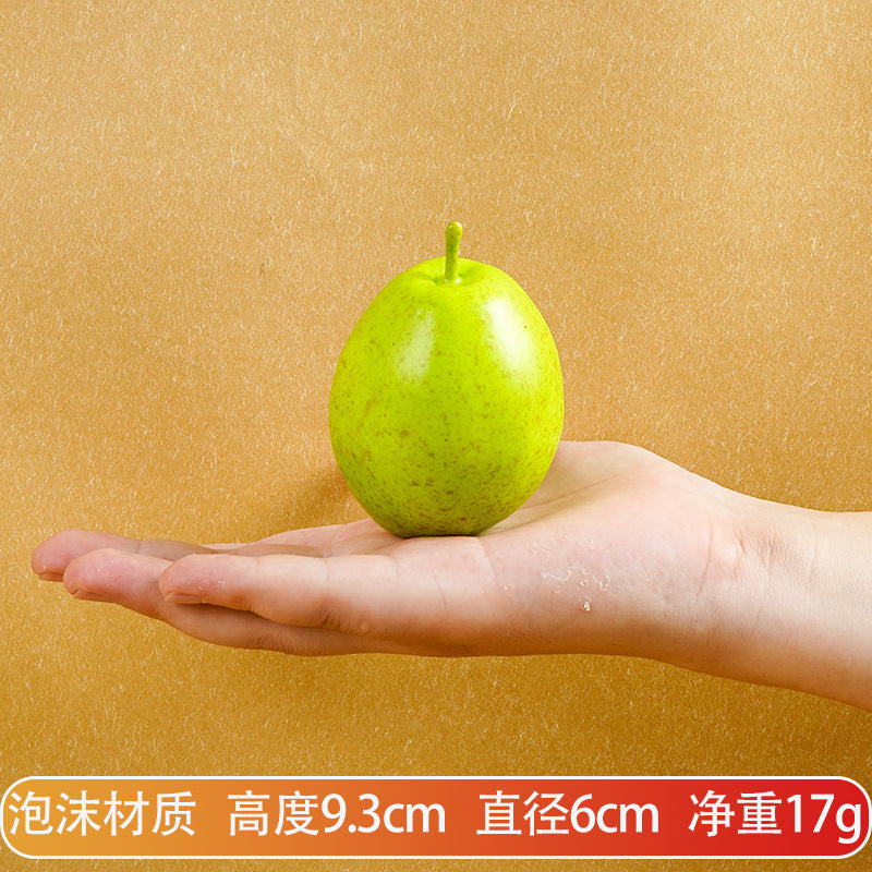 A Simulated fruits, fake fruits, apples, oranges, oranges, models, plastic decorations, ornaments, shooting props, children's teaching aids