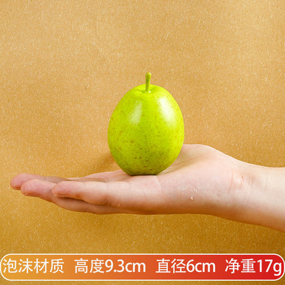 A Simulated fruits, fake fruits, apples, oranges, oranges, models, plastic decorations, ornaments, shooting props, children's teaching aids