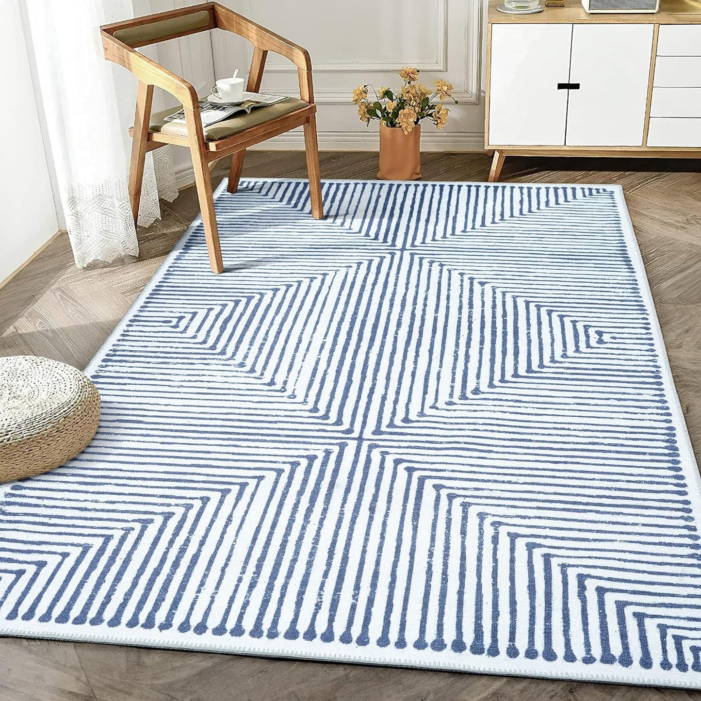 A carpet floor mat