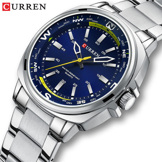 A the new 8455 simple foreign trade hot-selling watch men's watch fashion casual personality popular - Mixbatch