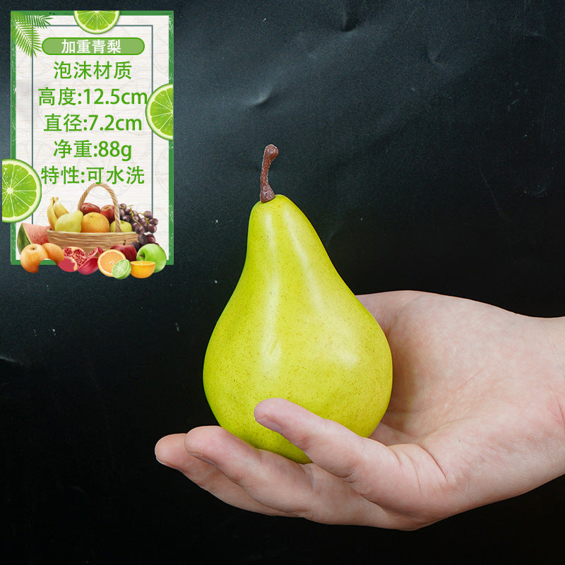 A simulation weighted fruit ornaments window display layout home decoration photography props fruit sakya fruit star fruit