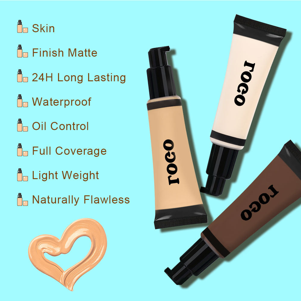 A concealer foundation —— Customizable logo MOQ 100 pieces