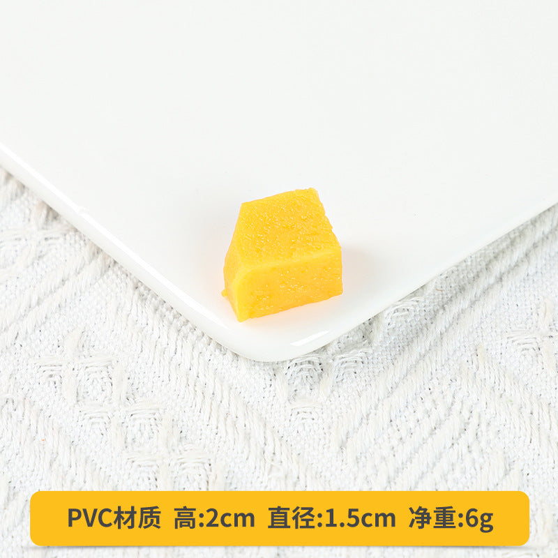 A Fake fruit slice Lemon slice Watermelon slice Fake cherry decoration photo Fruit props High imitation fruit slice model
