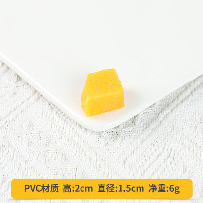 A Fake fruit slice Lemon slice Watermelon slice Fake cherry decoration photo Fruit props High imitation fruit slice model