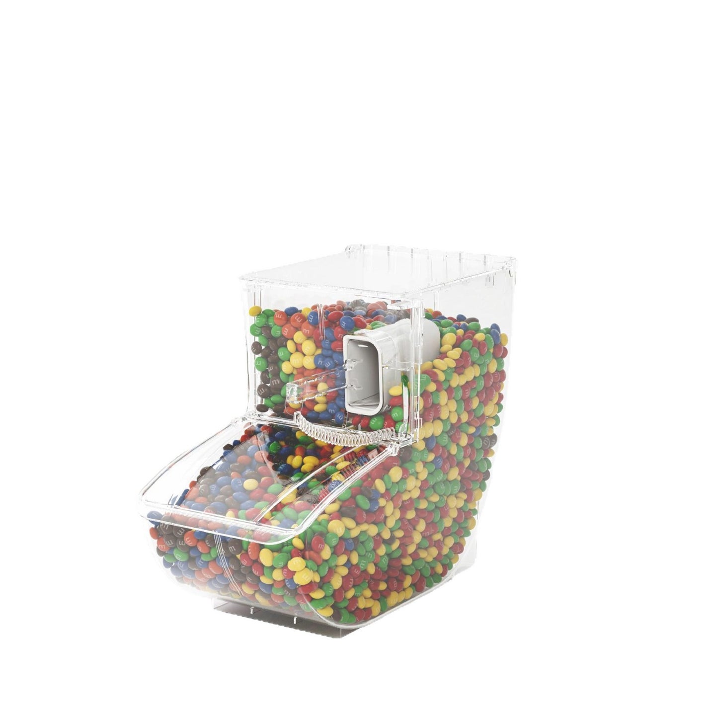 A Large capacity food box Plastic sealed display box Transparent belt display warehouse PC material Plastic box Storage box
