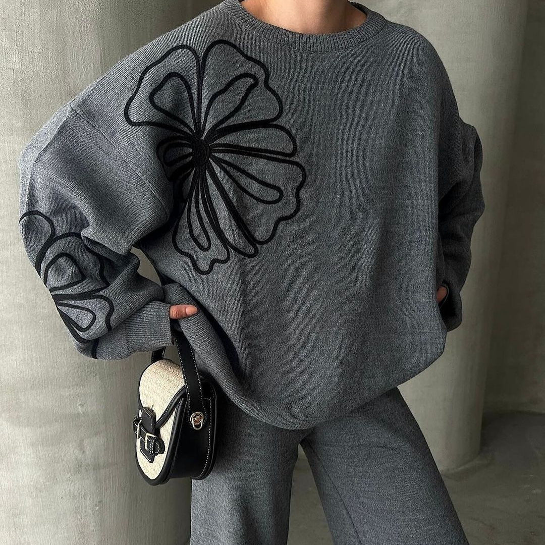 A knitted two-piece set