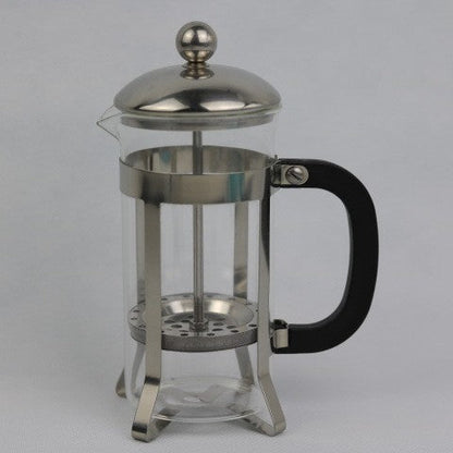 A Multifunctional French Press Pot Heat-resistant French Filter Press Pot Hand Brew Coffee Pot Household Stainless Steel Filter Tea Pot