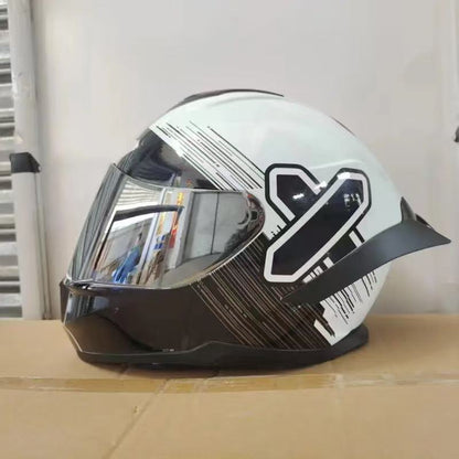 A locomotive helmet