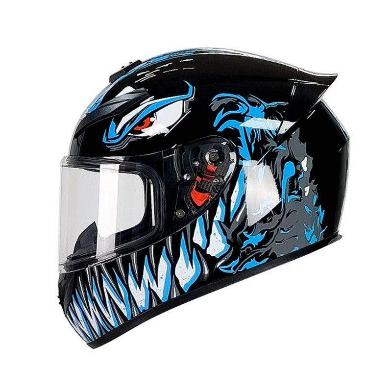 A locomotive helmet