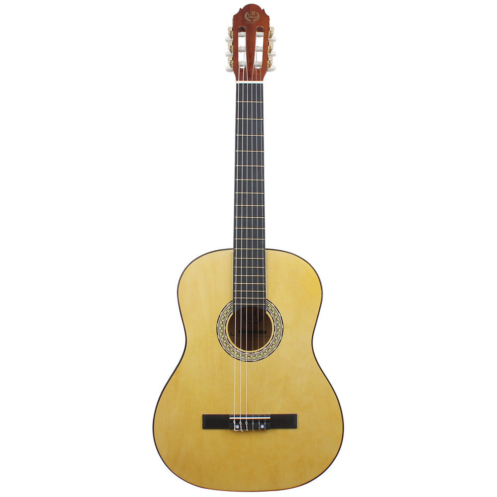 A classical guitar 38 inch beginner introductory practice piano beginner adult rounded acoustic guitar guita