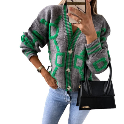 A sweater jacket