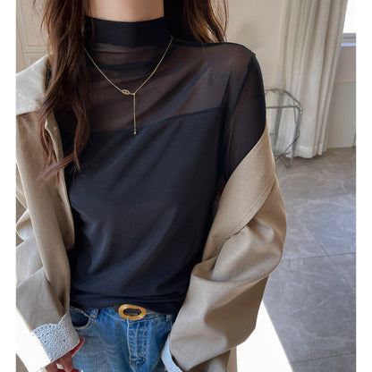 A long-sleeved top